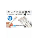 kruxon 65 Metre CAT6 Gigabit Ethernet İnternet Kablosu 1000 Mbps RJ45 Modem Router PC Laptop TV Uyumlu