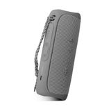 Kruxon Boom Gri Taşınabilir Kablosuz Bluetooth Hoparlör, 5W x 2, FM Radyo, Mikrofon, Su Dayanıklı
