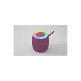 Kruxon D10 Taşınabilir RGB Ledli Bluetooth Hoparlör, USB-FM Radyo, Pembe