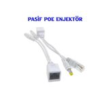 Kruxon Poe Enjektör Seti Ip Kamera İçin 100M Pasif Poe Splitter Rj45 Cat5/6/7 Uyumlu