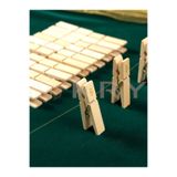 KRY 20’li Bambu Mandal Seti – Doğal Ahşap Çamaşır Mandalı 2x2x5 cm Dayanıklı Klips