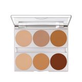 Kryolan Dual Finish Palette Pudra Paleti 6 Renk Contouring
