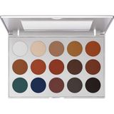 Kryolan Eye Shadow Mirror Palette 15 Colors Tn1 Göz Farı