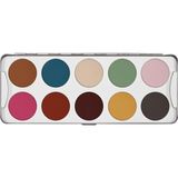 Kryolan Eye Shadow Palette 10 Colors Classic Göz Farı - Classıc