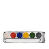 Kryolan Supracolor Interferenz Palette Profesyonel Makyaj Paleti 6 Renk Standart