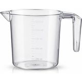 Kryon Lüks Tuvalet Banyo Maşrapa, Şeffaf, 1250 Ml, Ergonomik Su Kovası