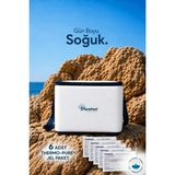 Kryon PF15 Thermo-Pure® Teknolojisi ile Elektriksiz&buzsuz Hızlı Soğutma / 16 Saat Soğuk Muhafaza Katlanır Outdoor Kamp Piknik Termal Termos Buzluk Soğutucu Çanta + 6 Adet Thermo-Pure® Jel Paket