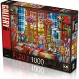 KS 20565 PUZZLE 1000 PRÇ STITCHING ROOM