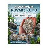 ks decor and design Akvaryum Kumu Kuvars Kum 2-3 mm 5 KG