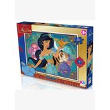 Ks Games 100 Parça Disney Aladdin Puzzle - Kız Çocuk - Ald714