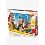 Ks Games 100 Parça Lion King (Aslan Kral) Çocuk Puzzle - Erkek Çocuk - Lk714