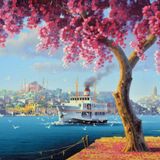 Ks Games 1000 Parça Ayasofya Camii Ve Vapur Puzzle - Zekeriya Malkoç
