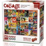 Ks Games 1000 Parça Eski Film Afişleri Puzzle - Ebru Yıldırım