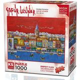 Ks Games 1000 Parça İstanbul Kırmızısı Puzzle - Gafur Uzuner