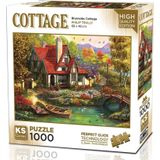 Ks Games 1000 Parça Nehir Kenarındaki Kulübe Puzzle - Philip Trully
