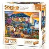 Ks Games 1000 Parça Portofino'da Akşam Manzarası Puzzle - David Maclean - 20812