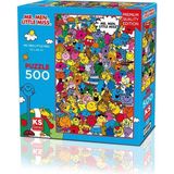 KS Games 14451 Puzzle 500 Mr Men Lisanslı 500 Parça Yetişkin Puzzle - yok