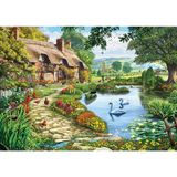 KS Games 1500 Parça Cottage by the Lake Puzzle
