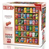 Ks Games 1500 Parça Eski İçecek Kutuları Puzzle - 22042