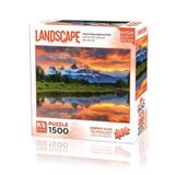 KS Games 1500 Parça Grand Teton Milli Parkı Puzzle