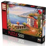 KS Games 20058 Garden & Sea Jin Park 500 Parça Puzzle