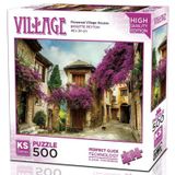Ks Games 20062 500 Parça Flowered Village Houses Puzzle
