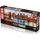 KS Games 21004 Puzzle 1000/PANORAMİK Sunset Puzzle 1000 Parça - Renkli
