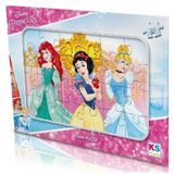 Ks Games 24 Parça Disney Prensesler Çerçeveli (Frame) Puzzle - 3 Yaş Üzeri - Pr704