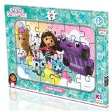 KS Games 24 Parça Gabby's Dollhouse Kız Çocuk Frame Puzzle - GB704