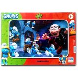 KS Games 24 Parça Şirinler Frame Puzzle - Çocuklar Için Eğitici Yapboz