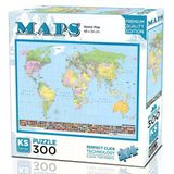 Ks Games 300 Parça World Map - Dünya Haritası Puzzle - 19264