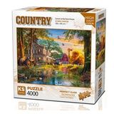 Ks Games 4000 Parca Ciftlik Evinde Gun Batimi Puzzle