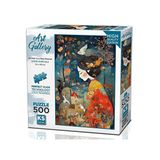 Ks Games 500 Parça Kırmızı Kimonolu Kasın Puzzle - Darid Fairchild