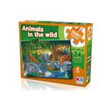 KS Games Animal in The Wild 24 Parça Jumbo Boy Puzzle