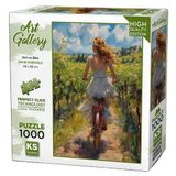 Ks Games Bisikletli Kız Puzzle 1000 Parça 20789