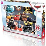 Ks Games Cars Arabalar 100 Parça Çocuk Puzzle
