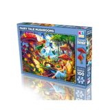 Ks Games Fairy Tale Mushrooms 100 Parça Puzzle