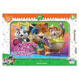Ks Games Frame Puzzle 24 Parça Cat
