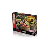KS Games Fruitsand Sunflowers 1000 Parça Puzzle