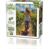 Ks Games Girl On Bike 1000 Parça Puzzle