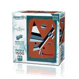 KS Games Gris 1500 Parça Puzzle