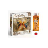Ks Games Kelebek Etkisi (Ali Eminoğlu) 68x48 cm 'lik 1000 Puzzle ve CPRToys Doğal Ahşap Denge Oyunu 54 Parça