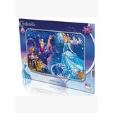 Ks Games Kız Çocuk Sindirella Lisanslı Frame Puzzle - 24 Parça 3 Yaş Üzeri - Crl704