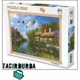 KS Games Old River Cottage 1000 Parça Puzzle