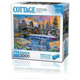 Ks Games Old Winter Cottage 2000 Parça Yetişkin Puzzle 22526