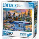 Ks Games Old Winter Cottage 2000 Parça Yetişkin Puzzle