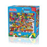 KS Games PUZZLE 1000 MR MEN LİSANSLI 1000 PARÇA YETİŞKİN PU