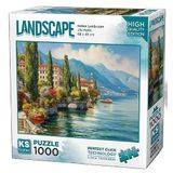 KS Games Puzzle 1000 Parça İtalyan Manzarası, 48x68 cm