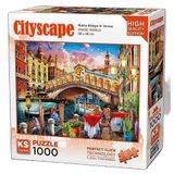 KS Games Puzzle 1000 Parça Rialto Bridge İn Venice, 48 x 68 cm