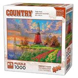 KS Games Puzzle 1000 Parça Tulip Farm, 48x68 cm
